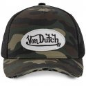 Casquette Homme CAMO Noir et Blanc