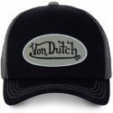 VON DUTCH Casquette Homme MicroCoton COL ARM Noir Kaki