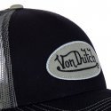 VON DUTCH Casquette Homme MicroCoton COL ARM Noir Kaki