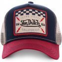 Casquette Homme SQUARE Bleu et Rouge