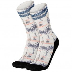 PULL IN Chaussettes Homme Microcoton SAILBOAT Blanc Bleu