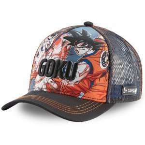 DRAGON BALL Z Casquette Homme Microcoton GOK Noir Orange CAPSLAB