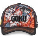 DRAGON BALL Z Casquette Homme Microcoton GOK Noir Orange CAPSLAB