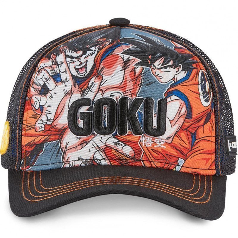 Casquette Homme GOK Noir et Orange