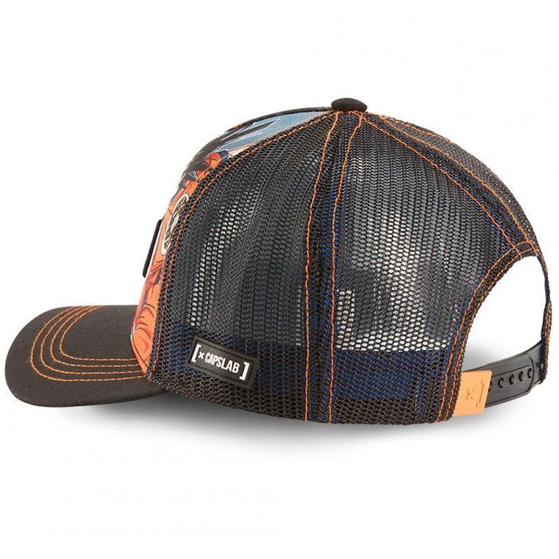Casquette Homme GOK Noir et Orange