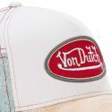 VON DUTCH Casquette Homme Coton ALUC KYS Blanc Bleu