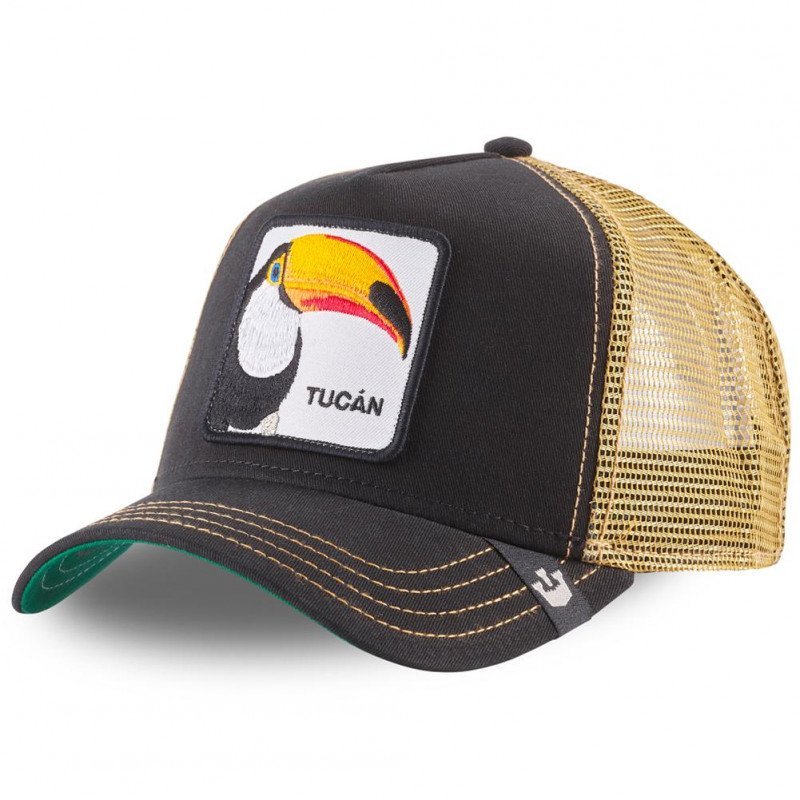 Casquette Homme TUCAN Noir et Jaune