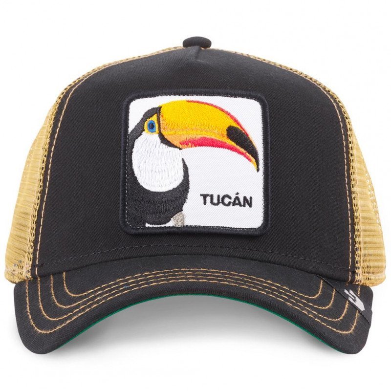 Casquette Homme TUCAN Noir et Jaune