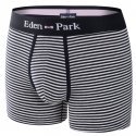 EDEN PARK Boxer Homme Coton RAYE Souris chiné