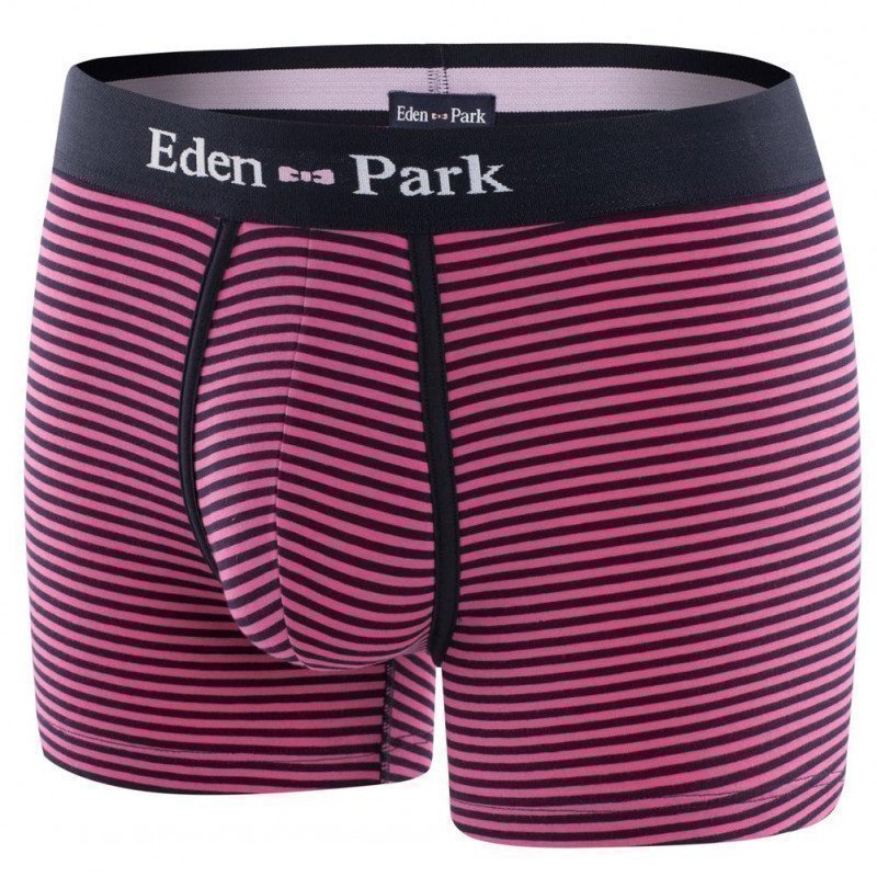 Boxer Homme RAYE Rose et Marine