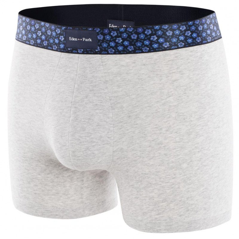 EDEN PARK Boxer Homme Coton FLORCEINT Souris chiné