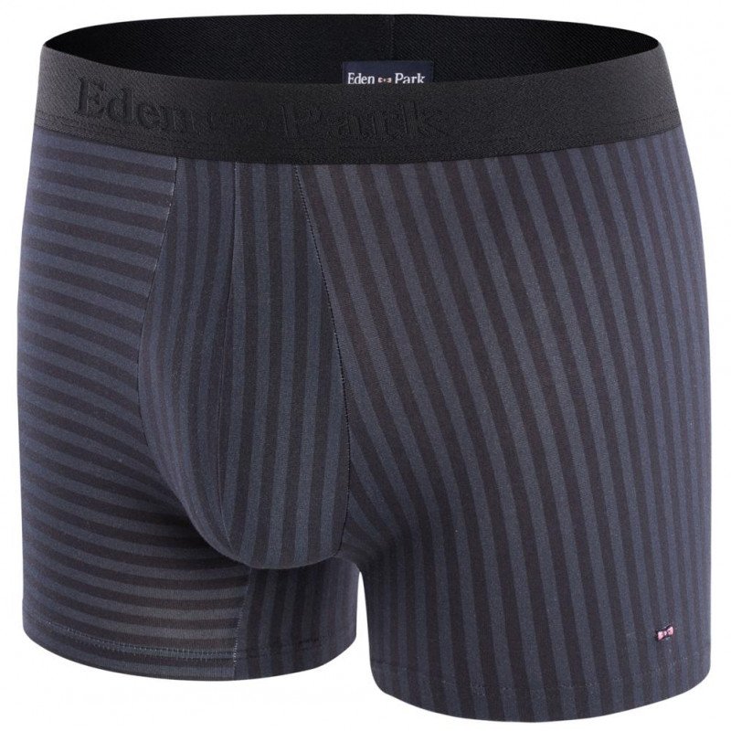 Boxer Homme LIGNE Bleu et Noir