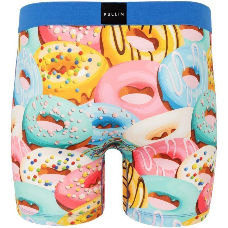 Boxer long Homme COLORNUTS Multicolore et Bleu