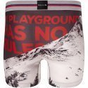 Boxer long Homme REDPOWDER Gris et Rouge