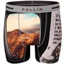 PULL IN Boxer Long Homme Coton Bio HOLLYWALL Noir Marron