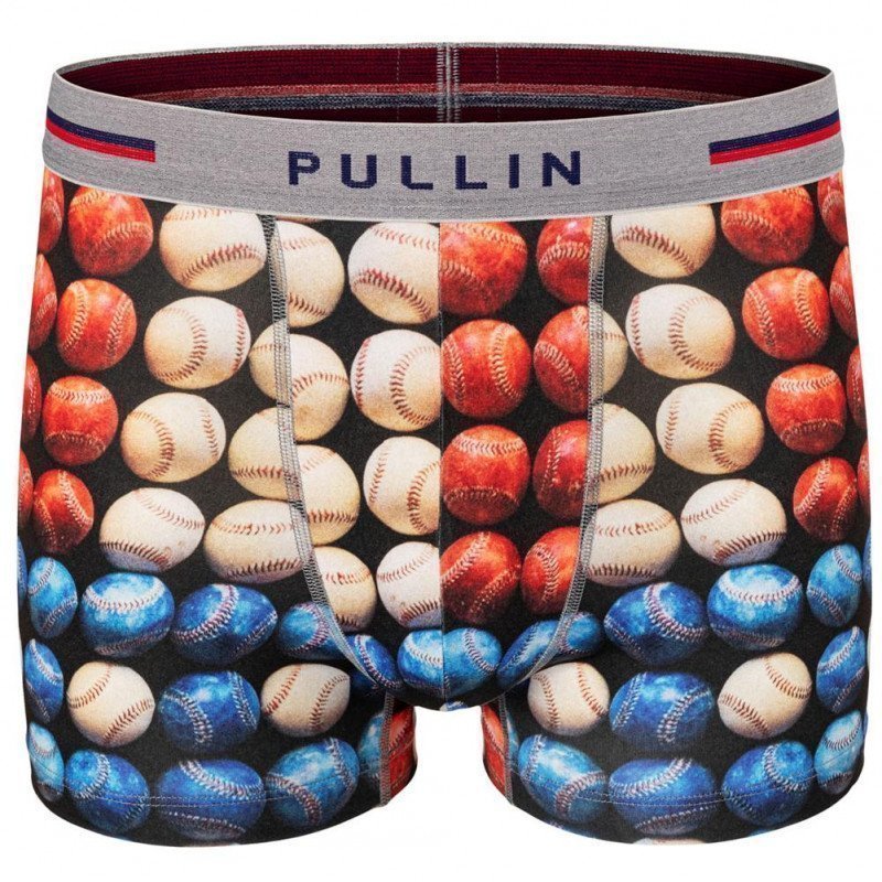 Boxer Homme USABALLS Bleu et Rouge
