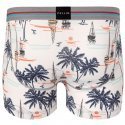 Boxer Homme SAILBOAT Blanc et Gris