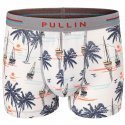 PULL IN Boxer Homme Microfibre SAILBOAT Blanc Gris