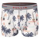 Boxer Homme SAILBOAT Blanc et Gris