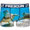 FREEGUN Boxer Homme Microfibre recyclée TOR Bleu Vert