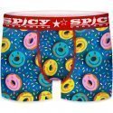 SPICY UNDERWEAR Boxer Homme Microfibre ASS1 DON Bleu Multicolore