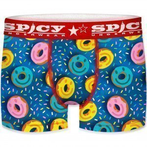 SPICY UNDERWEAR Boxer Homme Microfibre ASS1 DON Bleu Multicolore
