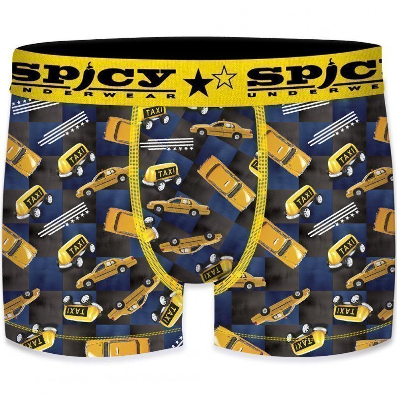 Boxer Homme ASS1 Gris et Jaune