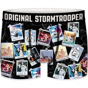 STARWARS Boxer Homme Microfibre OHL Noir Multicolore STORMTROOPER