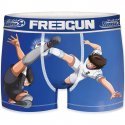 FREEGUN Boxer Homme Microfibre VER Bleu CAPTAIN TSUBASA