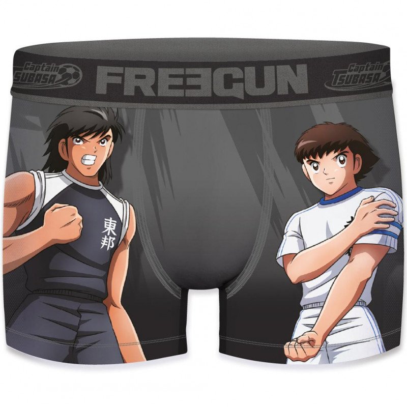 Boxer Homme BOS Gris et Noir