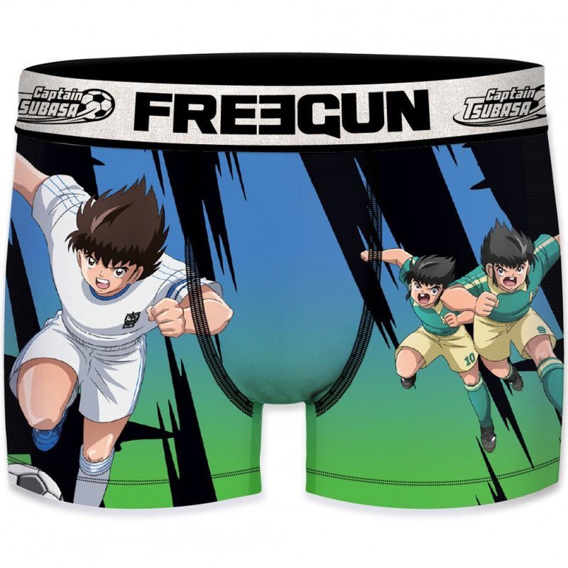Boxer Homme RUN Bleu et Vert