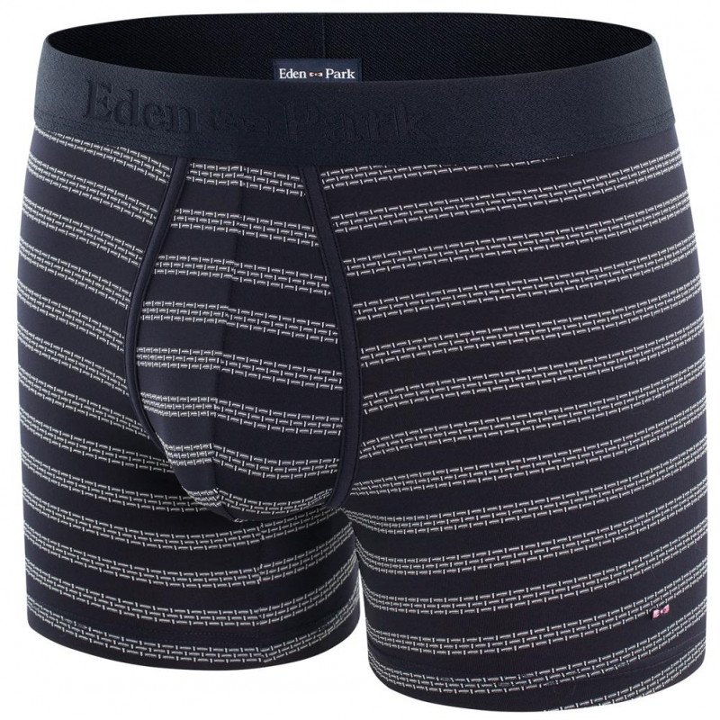 Boxer Homme MORAY Bleu et Blanc