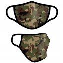 VON DUTCH Masque Adulte Tissu Lavable CAMO Kaki