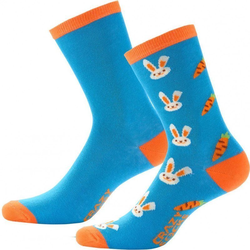 LOT DE 2 Chaussettes Chaussettes Homme ANIMA Bleu et Orange