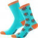 LOT DE 2 Chaussettes Chaussettes Homme ANIMA Bleu et Cyan
