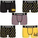 LOT DE 5 Boxer Sous-vêtements Garçon BCX5LOT Noir et Jaune