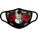 VON DUTCH Masque Adulte Tissu Lavable ROSES Rouge