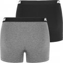 KTM Lot de 2 Boxers Homme Coton BCX2BASS1 Anthracite Noir