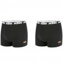 KTM Lot de 2 Boxers Homme Coton BCX2BASS1 Noir Noir