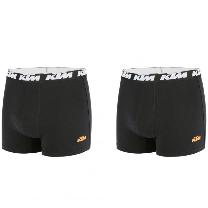 LOT DE 2 Boxer Sous-vêtements Homme BCX2BASS1 Noir et Uni