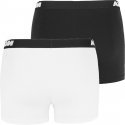 KTM Lot de 2 Boxers Homme Coton BCX2BASS1 Blanc Noir