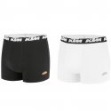 LOT DE 2 Boxer Sous-vêtements Homme BCX2BASS1 Noir et Blanc