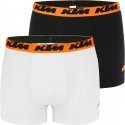 LOT DE 2 Boxer Sous-vêtements Homme BCX2BASS2 Noir et Blanc
