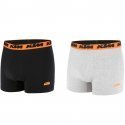 LOT DE 2 Boxer Sous-vêtements Homme BCX2BASS2 Noir et Souris