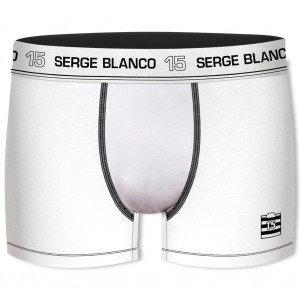 SERGE BLANCO Boxer Homme Coton CLAASS1 Blanc