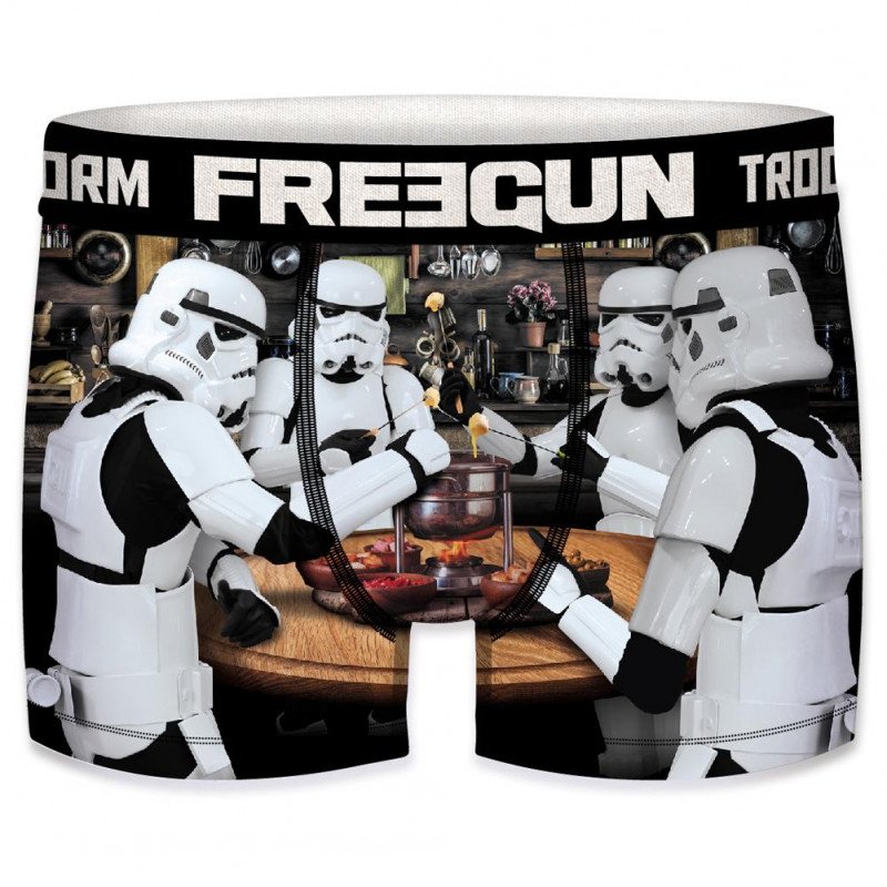 Boxer Homme FON Noir et Blanc