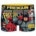 FREEGUN Boxer Homme Microfibre COM Multicolore PREMIUM