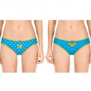 DC COMICS Lot de 2 Shortys Fille SCX2 ASS3 Bleu JUSTICE LEAGUE