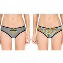 LOT DE 2 Shorty Sous-vêtements Fille SCX2 Gris et Multicolore