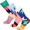 LOT DE 3 Chaussettes Chaussettes Homme TCX3 Multicolore et Bleu